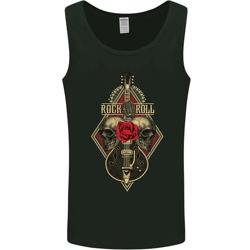 Rock roll guitar - rock, skull