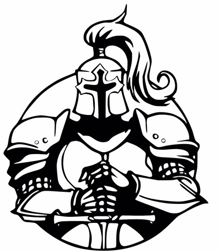 Knight vinyl decal - decal, sticker