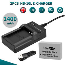 2x NB-10L Battery For Canon