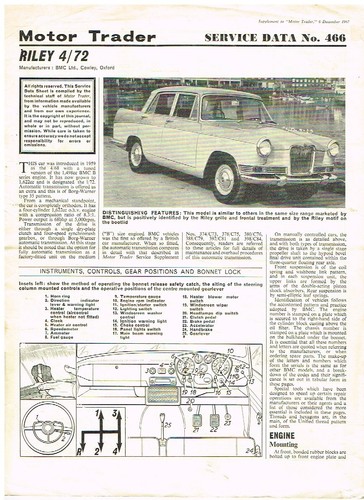 Riley saloon original - 4/72,
