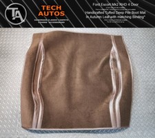 Ford Escort Mk1 & Mk2 Handcrafted to Order Tufted Deep Pile Boot Mat Trunk