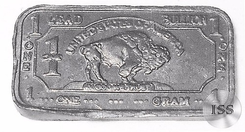 Fine 999 lead ingot - fine, .999