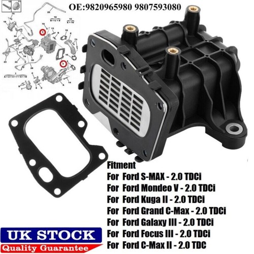 Egr valve module cooler - valve, &