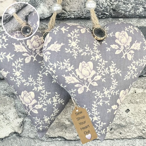 Shabby chic rose - rose, handmade