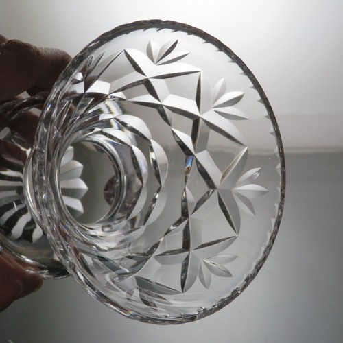 Webb corbett cut crystal vase - webb,