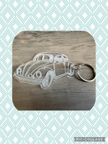 Beetle car charm keyring - vw,