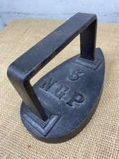Antique Flat Iron No 5,  N. G