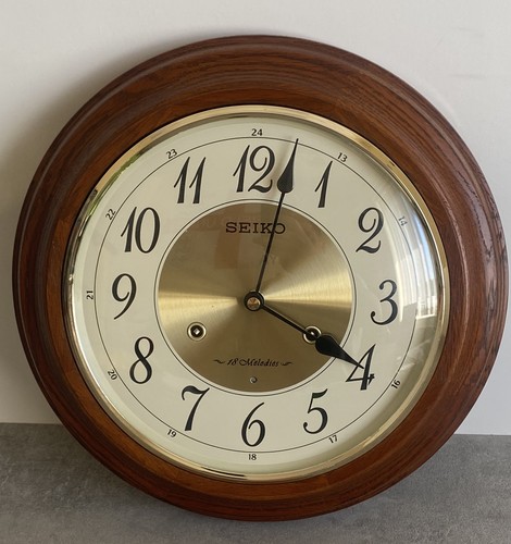 Seiko qxm283b musical wall - musical,