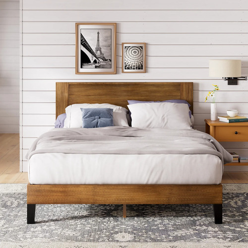 Solid wood bed frame - wood,