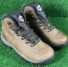 HI-TEC Altitude Waterproof Brown Leather Hiking Boots 6207/D031/05 Women's 7