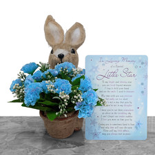 Blue Artificial Mini