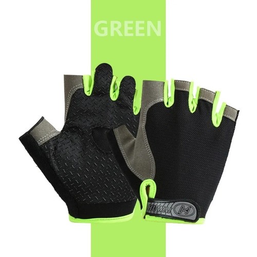 Men cycling half finger gloves - half,