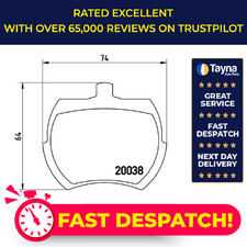 Brake Pads Set fits AUSTIN