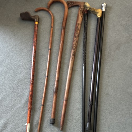 Mixed wood metal - wood/metal, walking