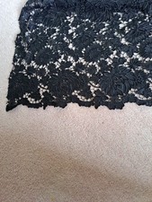 Guipure Black Lace Remnant