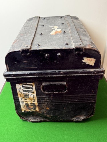 Antique black metal steam - antique,