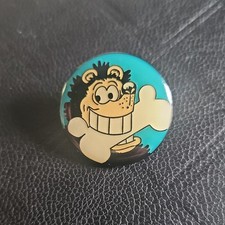 Rare gnasher vintage pin button badge Dennis the menace The Beano
