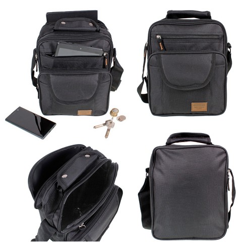 Mens canvas messenger - mens,