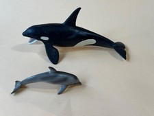 Schleich 14697 Killer Whale & 14699 Dolphin