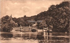Nuneham Courtnay Bridge Frith's Postcard To Ball Brooklands Narboro 