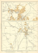 WETHERBY HARROGATE New Park Linton Linton Ings Bilton New Park 1935 old map