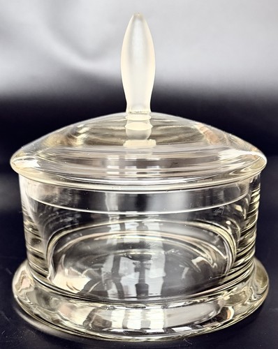 Vintage large glass vanity - vintage, jar