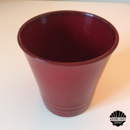 Scheurich red ceramic cachepot