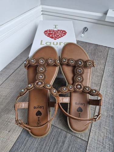 Tan grecian style ankle strap - tan,