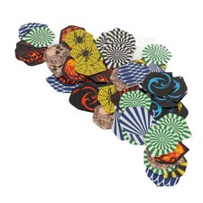 77Pcs Dart Flights PET