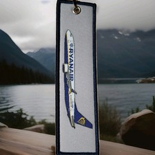 Ryanair Aircraft Keychain Tag
