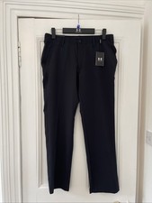 Under Armour Drive Pant Black Golf Trousers Size W36 L32 - New With Tags