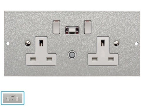 St0291 rcd twin switched - st0291/rcd/gb,