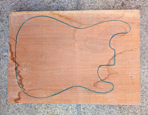 Electric guitar body blank - electric,