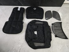 Bugaboo Ant Full fabric set in black seat fabric basket side caps 