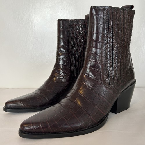Womens zara maroon - maroon, croc