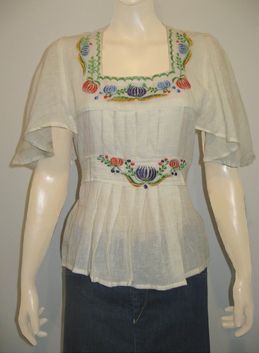 Vintage 1970s embroidered - vintage,