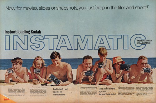 1966 kodak instamatic - 1966, beach