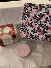 Joules Tin, Bath Fizzers And Body Scrub. New, unused. 