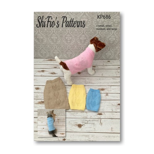Knitting pattern for dog coat - knitting,