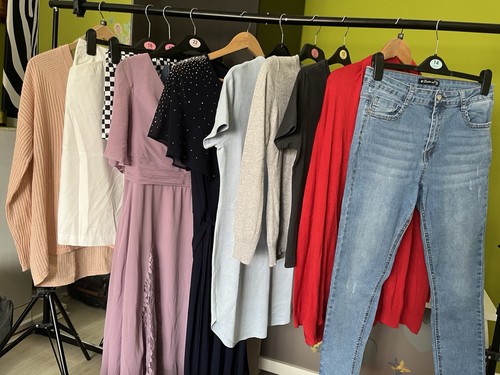 Women bundle clothes - women, of