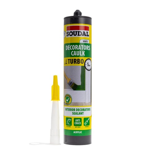 Turbo decorators caulk soudal - turbo,