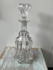 Vintage Bell Shape Victorian Decanter with Origional Glass Stopper