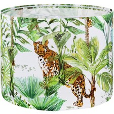 Green Drum Lampshade Medium