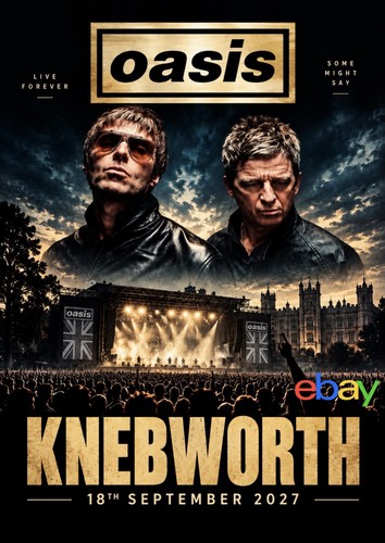 Oasis knebworth 18th - knebworth, september