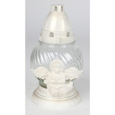 6x Grave Lights Angel Glass