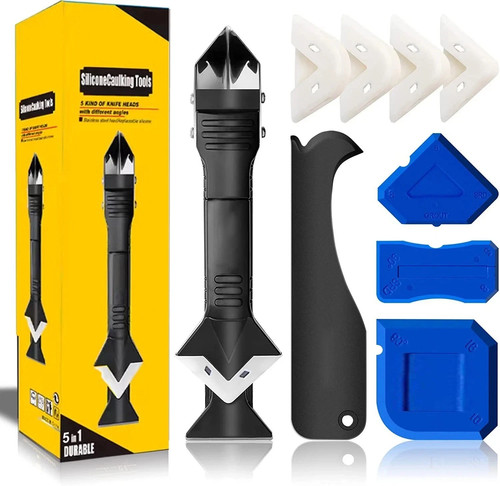 9pcs silicone caulk nozzle - caulk,