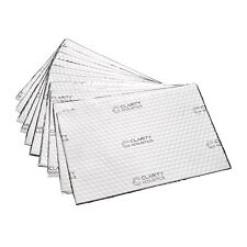 Heavy Duty Sound Deadening Mat 2mm 20 Sheets 200mm x 300mm Silver + Fitting Kit