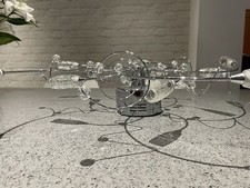 Modern Ceiling Light With Bubble Effect Glass Shades