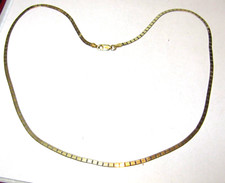 Yellow Gold on 925 Silver Cleopatra Style Chain/Choker/Necklace