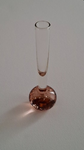 Glass bubble bullic bud vase - bubble,